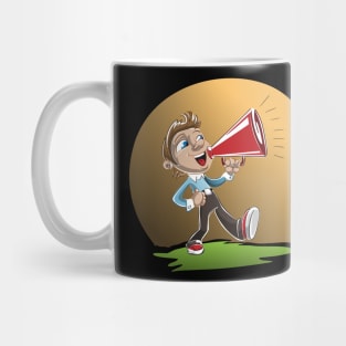 Shouting Guy Mike Mug